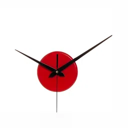 Crimson Knot Red & Black Wooden Contemporary Round Shaped Wall Clock-picture-10