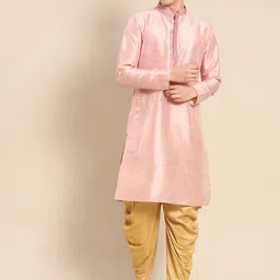 Amodh by Kisah Mandarin Collar Cotton Straight Regular Kurta image 1