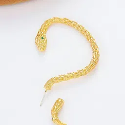 Krelin 1-Pcs Gold Plated Animal Shaped Snake Cuff Earring-picture-45