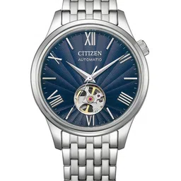 Citizen Men Stainless Steel Bracelet Style Straps Round Analogue Watch NH9130-84L-picture-16