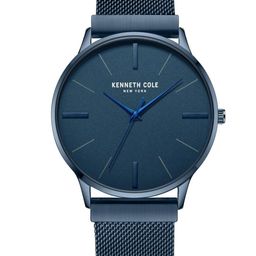 Kenneth Cole Men Blue Dial & Blue Stainless Steel Bracelet Style Straps Analogue Watch-picture-31