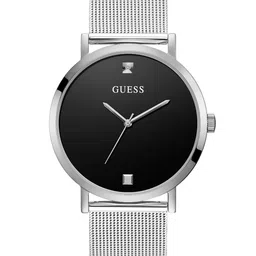 GUESS Men Brass Dial & Stainless Steel Bracelet Style Straps Analogue Watch GW0248G1-picture-40