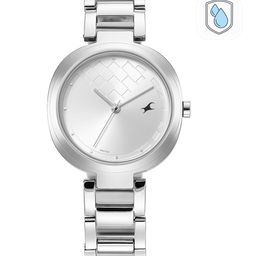 Fastrack Women Brass Dial & Stainless Steel Bracelet Style Straps Analogue Watch-picture-25