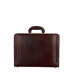RICHSIGN Unisex Brown Leather Laptop Bag-picture-12