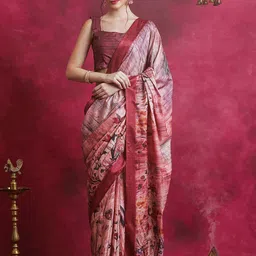 Saree mall Floral Printed Bagh Sarees-picture-23