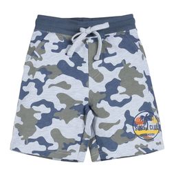 PLUM TREE Boys Olive Green Camouflage Printed Regular Shorts-picture-37