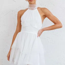 LULU & SKY Halter Neck Fit & Flare Dress-picture-17
