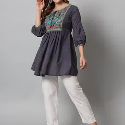 Anouk Puff Sleeve Fit & Flare Dress-picture-40