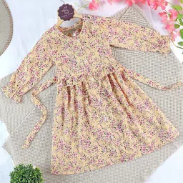 BAESD Floral Printed Fit & Flare Dress-image-76
