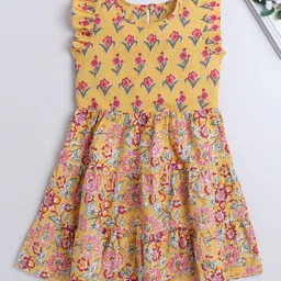 The Magic Wand Girls Floral Print Fit & Flare Dress-picture-26