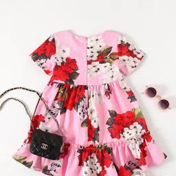 StyleCast x Revolte Girls Floral Print Flared Sleeve Layered Fit & Flare Dress-picture-21