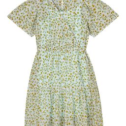 Budding Bees Girls Floral Printed Georgette Fit & Flare Dress-picture-28
