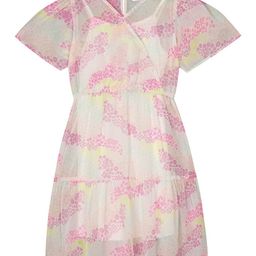 Budding Bees Girls Floral Printed Georgette Fit & Flare Dress-picture-27