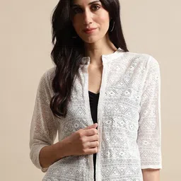 UnaOne Women Embroidered Shrug-picture-33