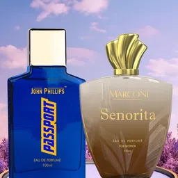 JOHN PHILLIPS Unisex Set of Passport & Marconi Senorita Eau De Parfum - 100 ml Each-image-90