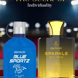JOHN PHILLIPS Blue Sportz & Sparkle Set Of 2 Long Lasting Eau De Parfum 100 ml Each-picture-12