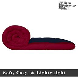 RF RELAXFEEL Maroon & Blue Heavy Winter 233 GSM Double Bed Comforter-picture-44