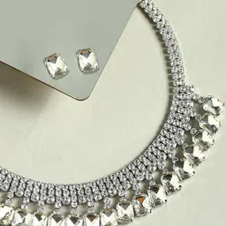 OOMPH Cubic Zirconia Studded Jewellery Set-picture-49