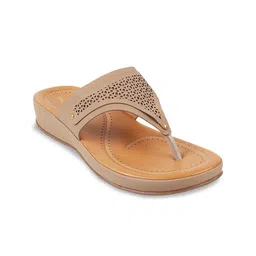 Mochi Women Textured Slip-On Open Toe Flats-picture-49