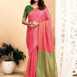 KALINI Woven Design Zari Banarasi Saree-picture-36