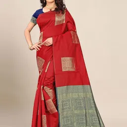 Aldwych Woven Design Zari Banarasi Saree-picture-30