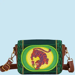 Kalankit Graphic Printed Structured Crossbody Sling Bag-picture-50