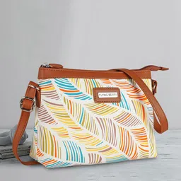 FLYING BERRY Abstract Printed Structured Sling Bag-picture-22