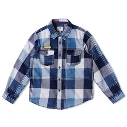 Pepe Jeans Boys Standard Buffalo Checked Pure Cotton Casual Shirt-picture-33