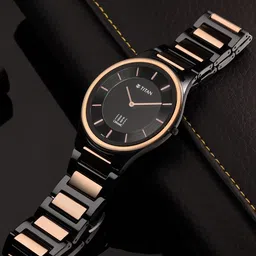 Titan Men Black Dial & Multicoloured Ceramic Straps Analogue Watch 1696KC01-picture-29