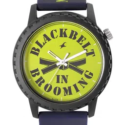 Fastrack Unisex Yellow Printed Dial & Yellow Straps Analogue Watch 38039PP20W-picture-28