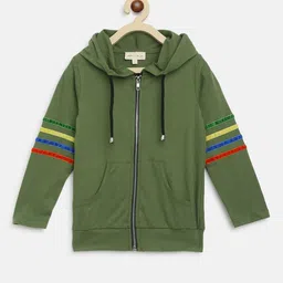 am ma Unisex Kids Green Jacket-picture-34