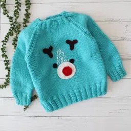 Woonie Unisex Kids Animal Pullover-image-74