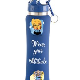 NIRLON Blue Printed Stainless Steel Single Wall Vacuum Water Bottle 750 ml-picture-18
