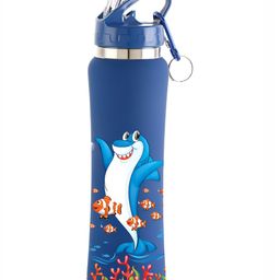 NIRLON Blue & Orange Printed Stainless Steel Single Wall Vacuum Sipper 750 ml-picture-14