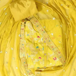 SALWAR STUDIO Ethnic Motif Printed Unstitched Dress Material-picture-39
