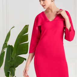 Athena Pink Scuba Mini Bodycon Dress-picture-24