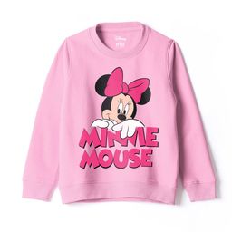 Wear Your Mind Girls Minnie Mouse Printed Pure Cotton Sweatshirt-picture-39