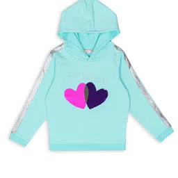 H By Hamleys Girls Embellished Hooded Cotton Sweatshirt-picture-11