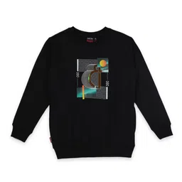 Gini and Jony Boys Black Printed Sweatshirt-picture-35