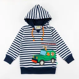 JusCubs Boys Striped Pure Cotton Pullover Sweatshirt-image-12