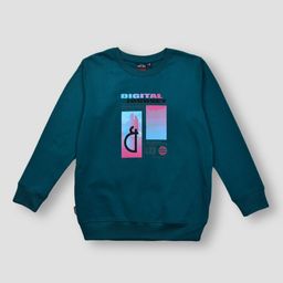 Gini and Jony Boys Green Printed Sweatshirt-picture-33