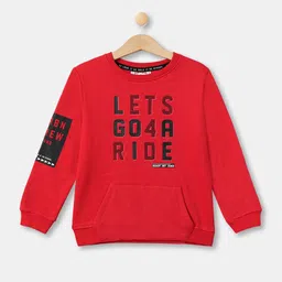R&B Boys Red Printed Sweatshirt-picture-56