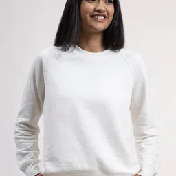 FableStreet Women Off White Round Neck Sweatshirt-picture-33