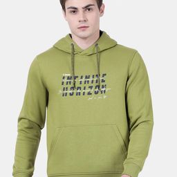 t-base Men Green Printed Hooded Sweatshirt-picture-27