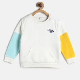 MINI KLUB Boys White Pure Cotton Sweatshirt-picture-17