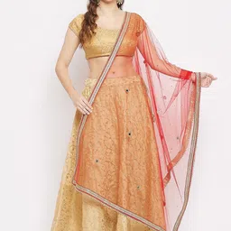 Clora Creation Ethnic Motifs Embroidered Dupatta-picture-22