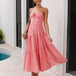 StyleCast x Revolte Layered Maxi Dress image 1