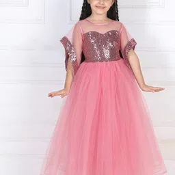 Toy Balloon kids Girls Embellished Fit And Flare Dress-picture-33