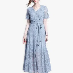 JC Collection Blue Maxi Dress image 1
