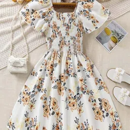 BAESD Floral Print Fit & Flare Maxi Dress image 1